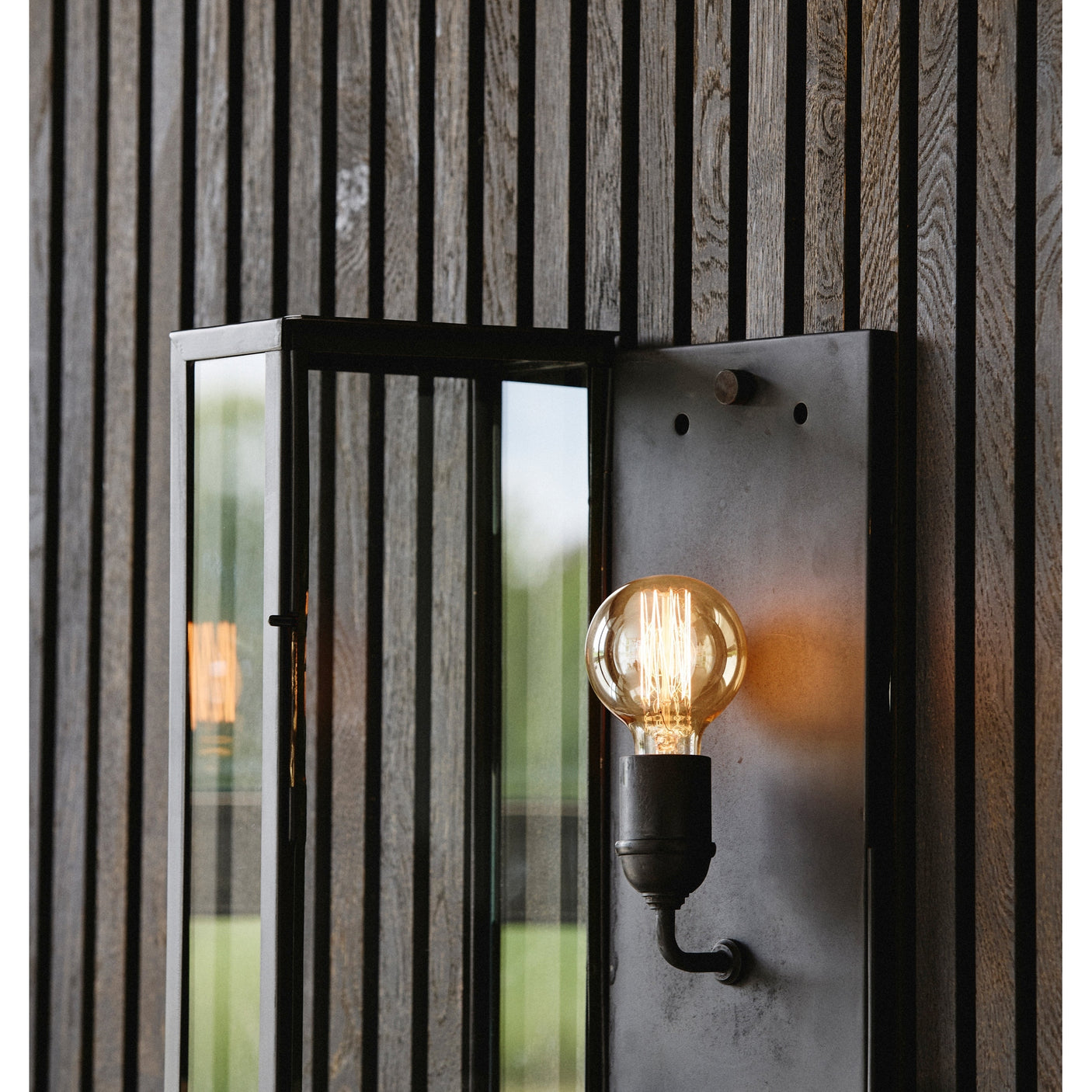 EOS-vegglampe / utendørslampe - h40 cm - sort Nordal LAMP OUTDO