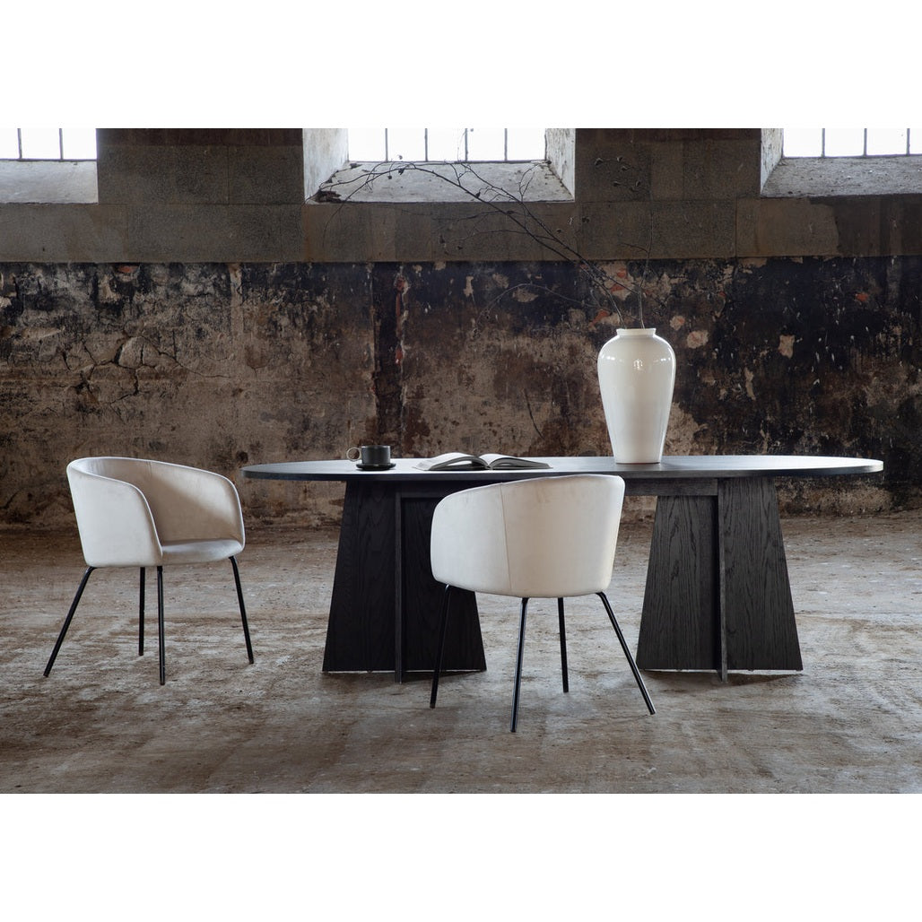 Bootcut spisebord ovalt Venture Design Spisebord