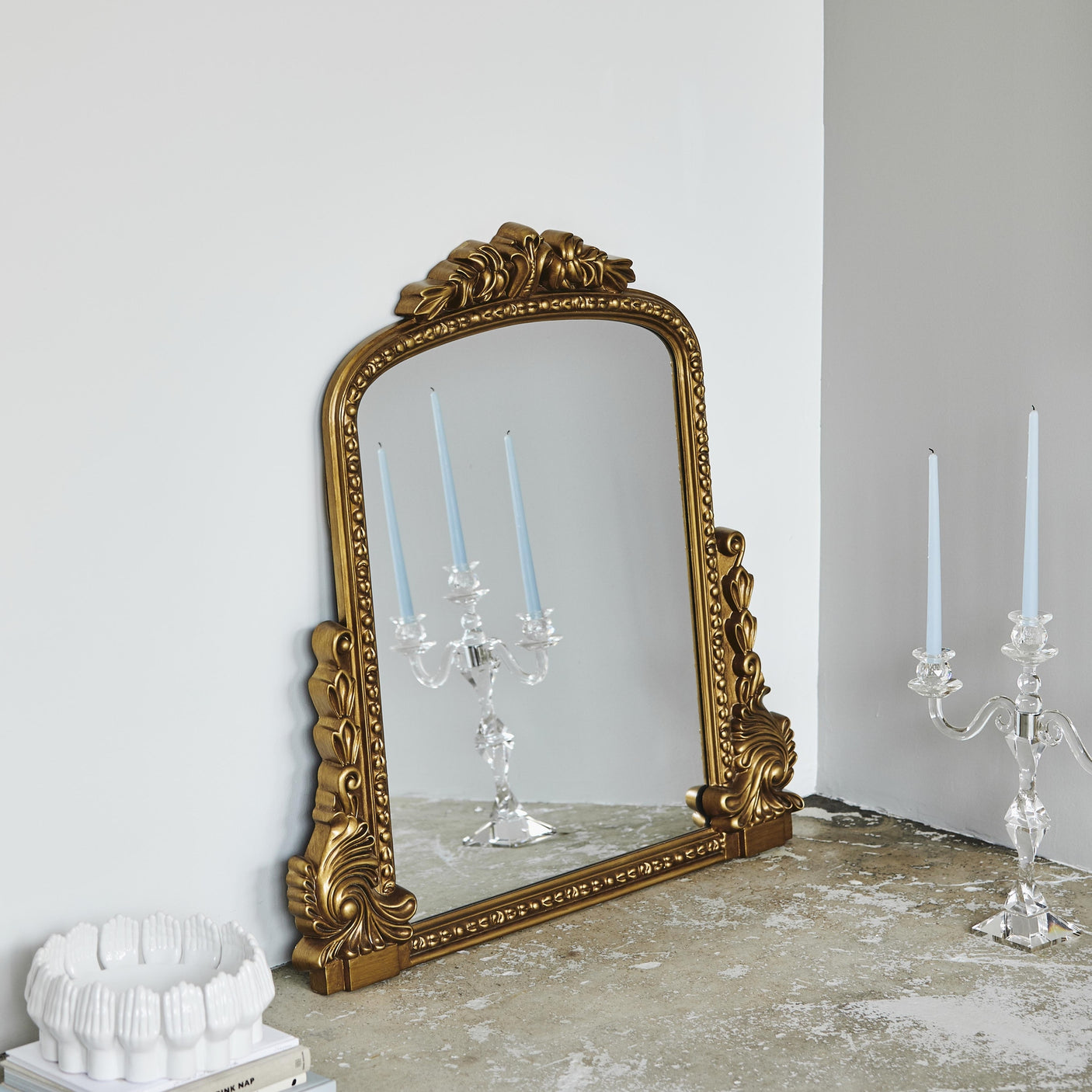 BIRD speil - 100x97 cm - gull finish Nordal MIRRORS