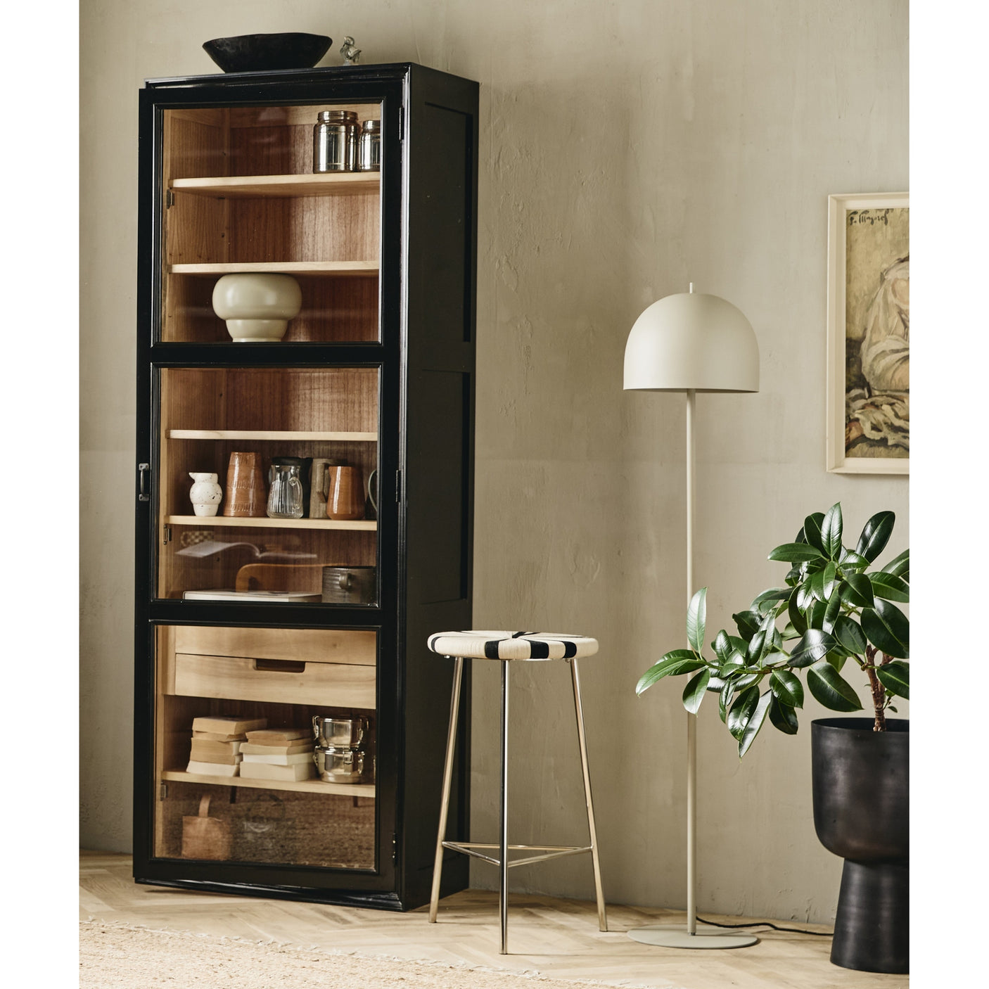 GLOW gulvlampe - h146 cm - matt beige Nordal STAND LAMP