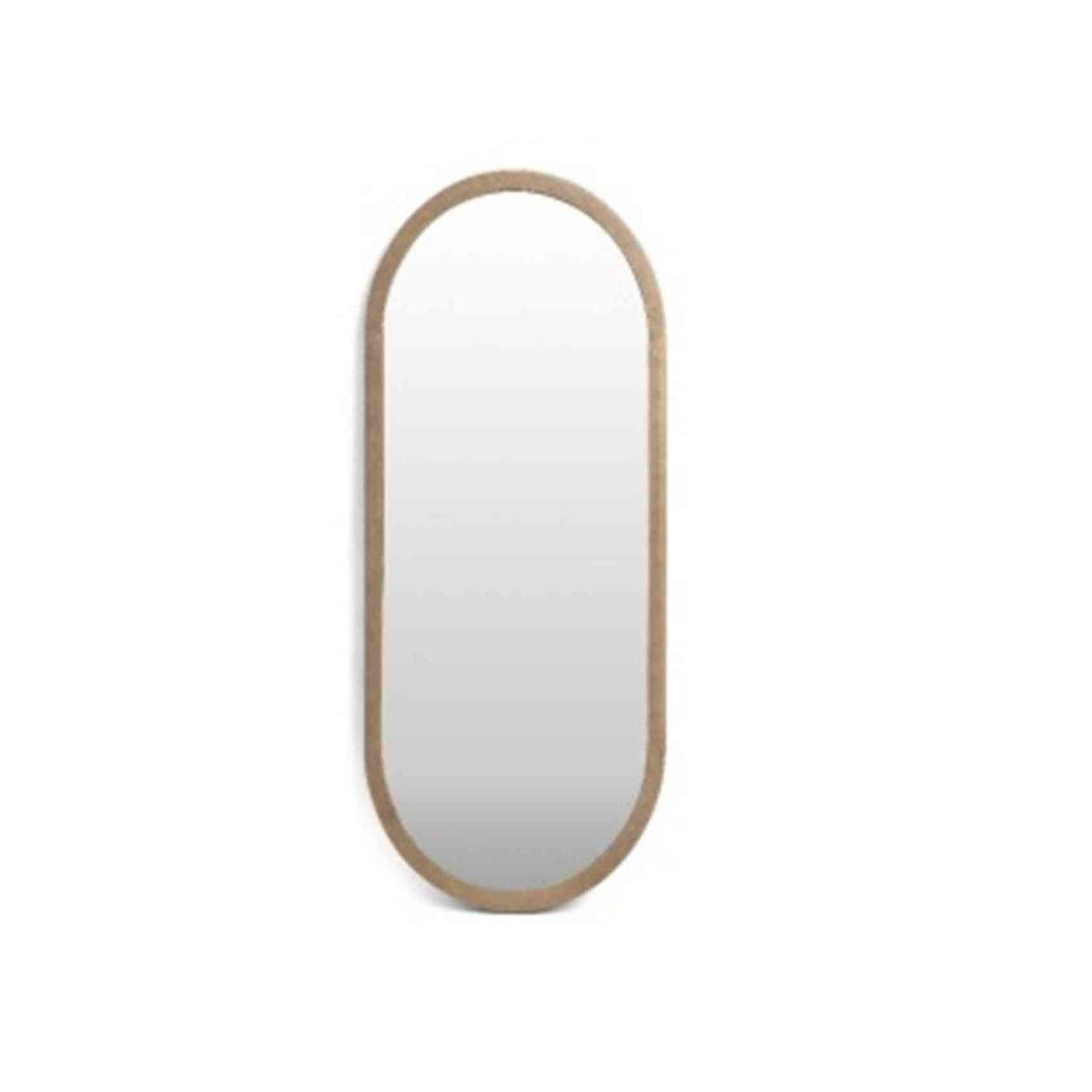 Speil Vintage brass oval 40cm x 120cm Homefactory