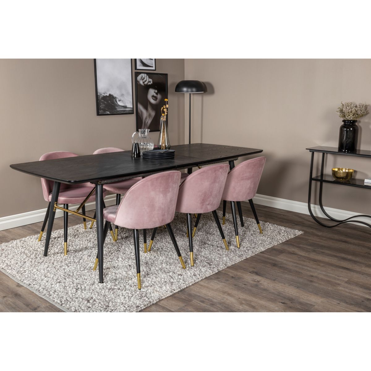 Velvet Dining Chair Venture Design Spisestol