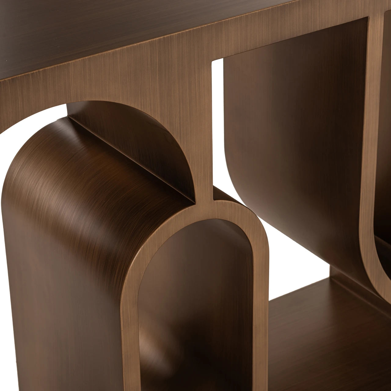 Konsoll Alexander Jones børstet gull Lugano Richmond Interiors Konsollbord