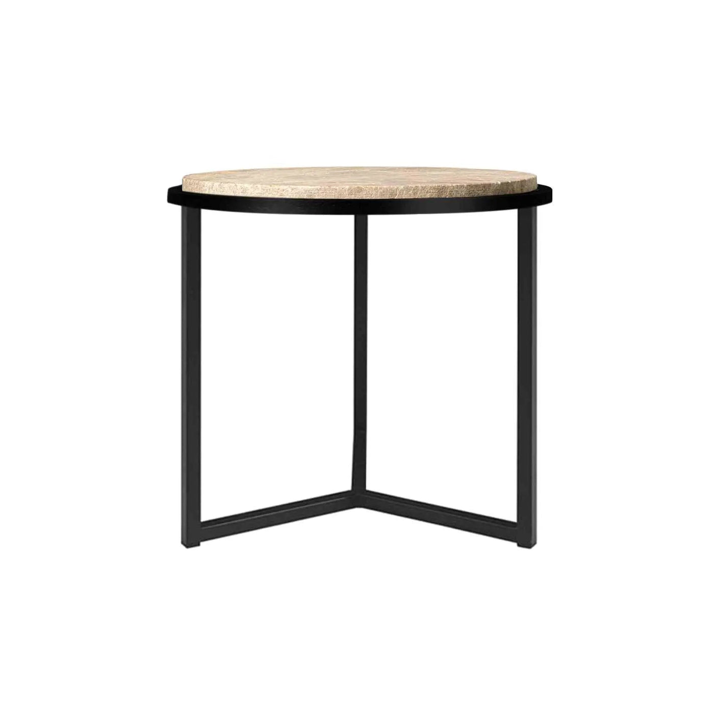Sidebord Villeroy marble Beige Homefactory Sidebord