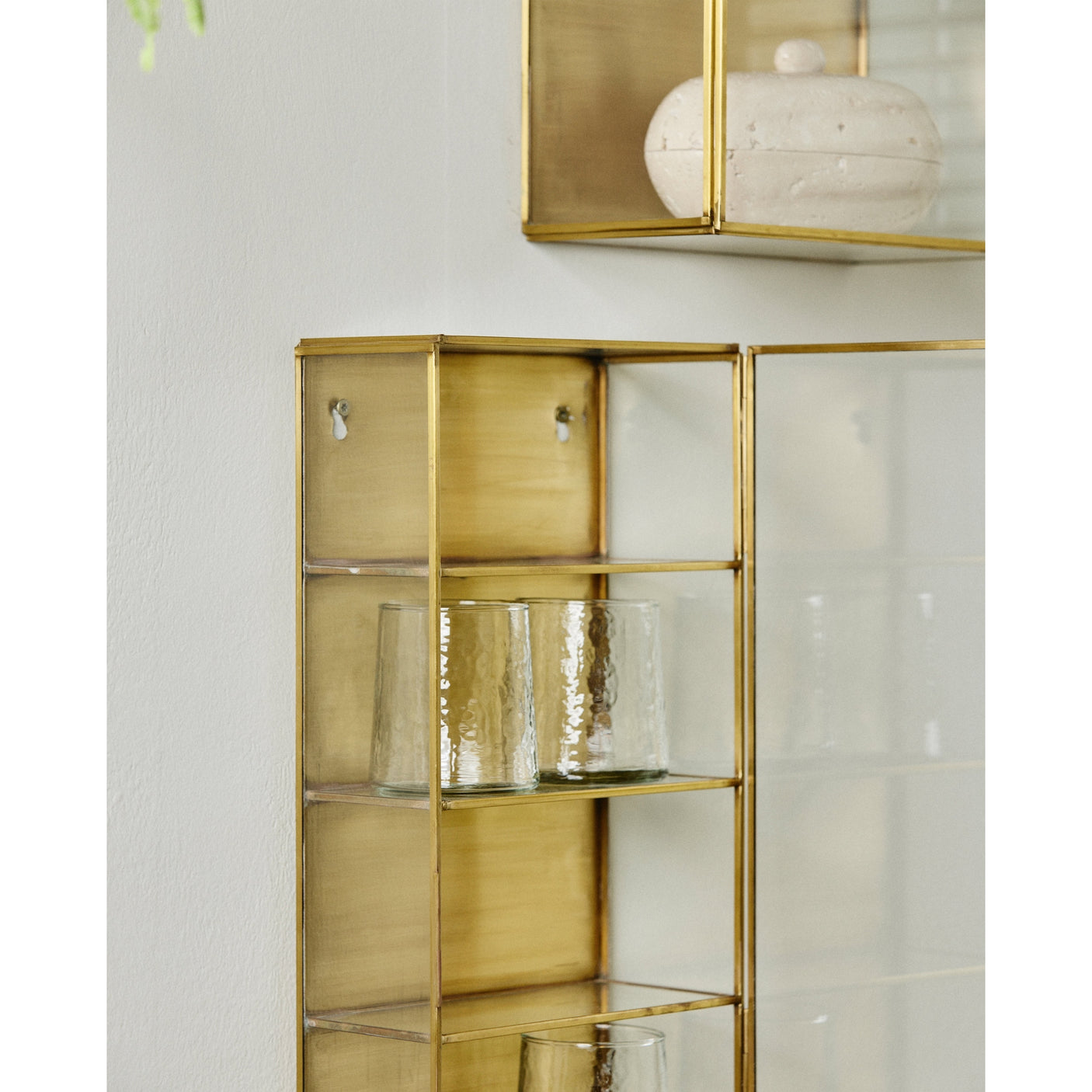 ADA murskap i jern, S, 40x20 - gull finish Nordal WALL/ DISP