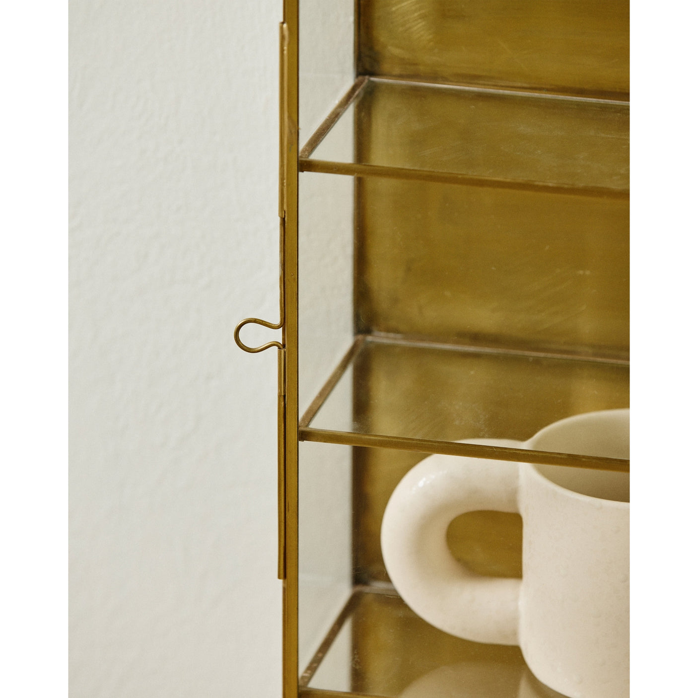 ADA murskap i jern, S, 40x20 - gull finish Nordal WALL/ DISP