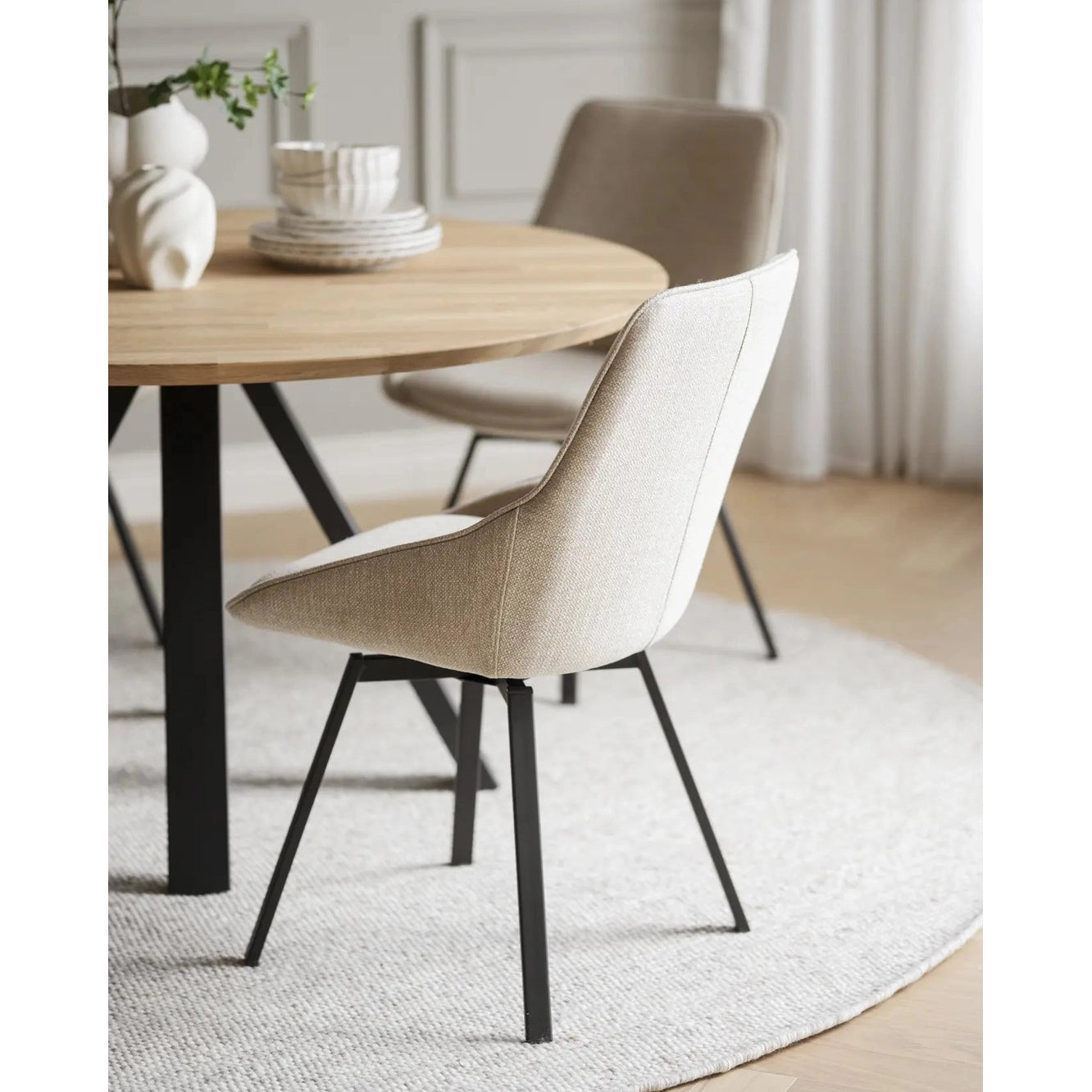 Carradale spisebord Ø130 Rowico Spisebord