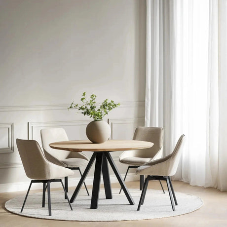 Carradale spisebord Ø130 Rowico Spisebord