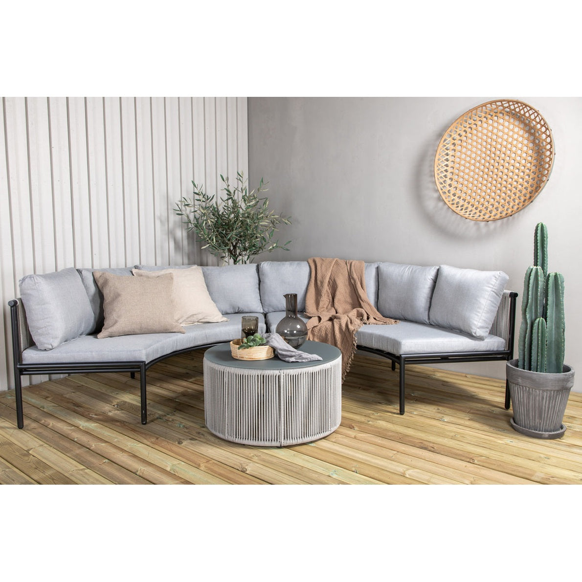 Virya Corner Sofa Set Venture Design Loungegruppe