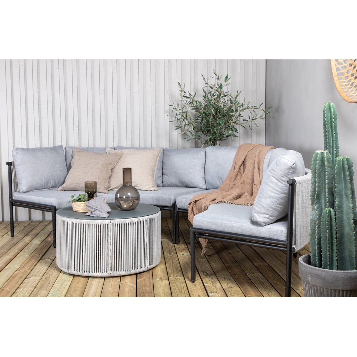 Virya Corner Sofa Set Venture Design Loungegruppe