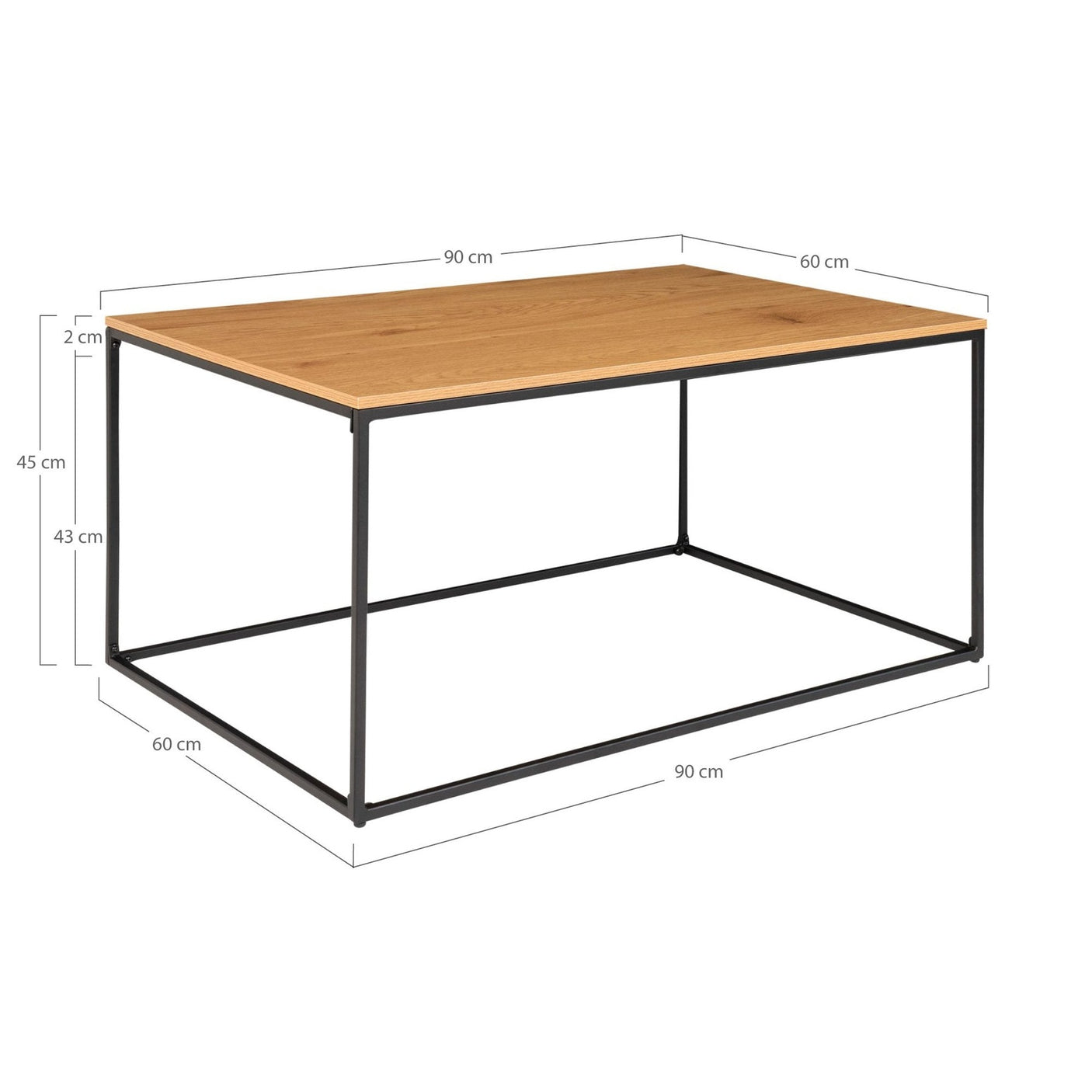 Vita Sofabord 90x60 House Nordic Sofabord