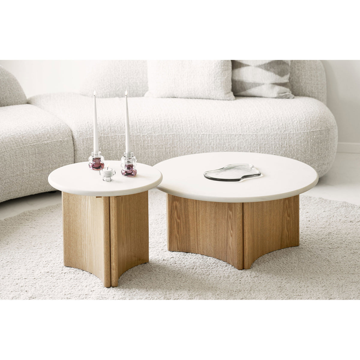 Motril salongbord, sett med 2 House Nordic Sofabord