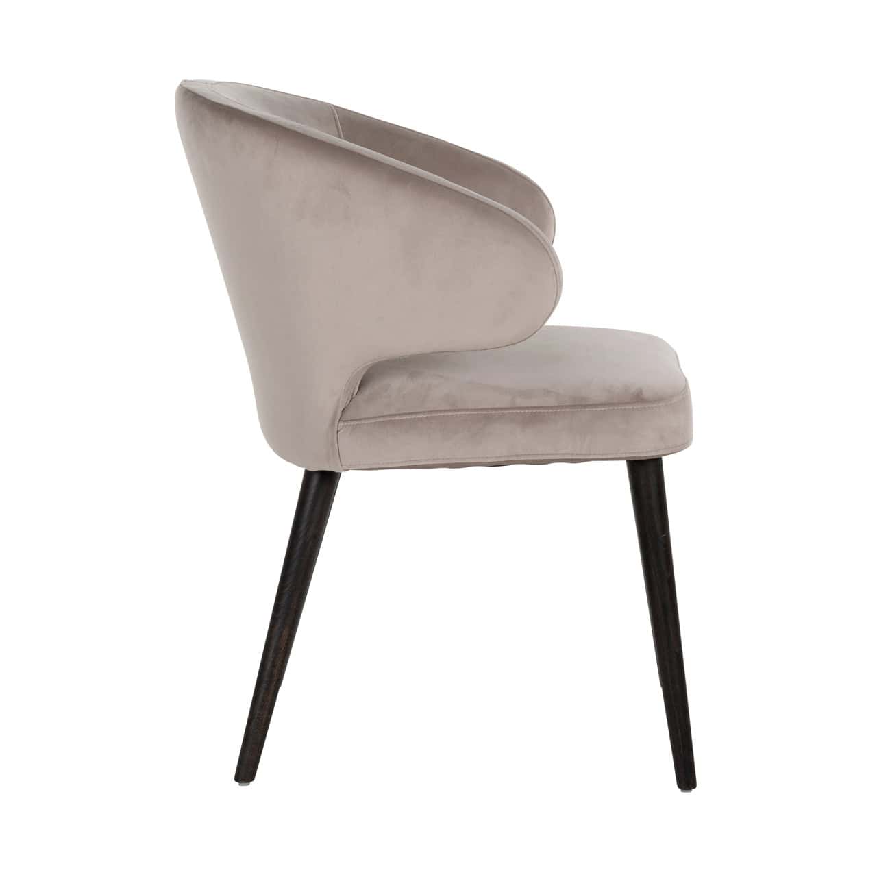 Spisestol Indigo khaki fløyel Richmond Interiors Spisestol