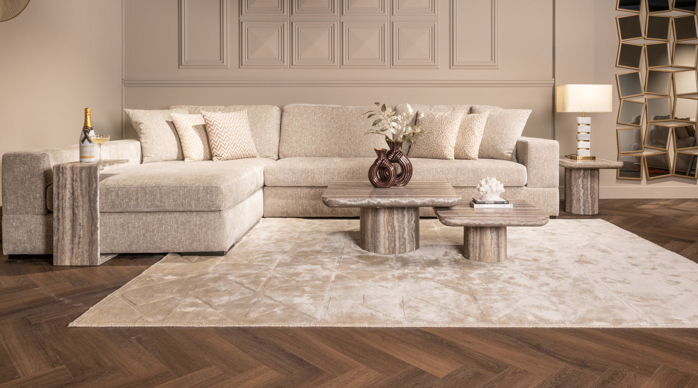 Sofabord Dulce grå denizly Sett med 2 Richmond Interiors Sofabord