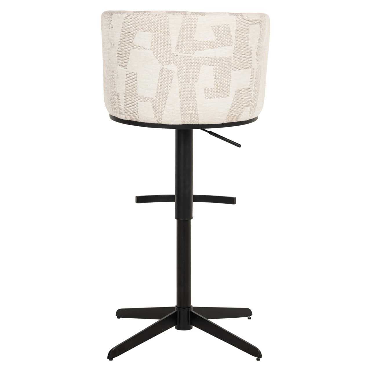 Barkrakk Cheyenne beige graffic svingbar Richmond Interiors Barstol