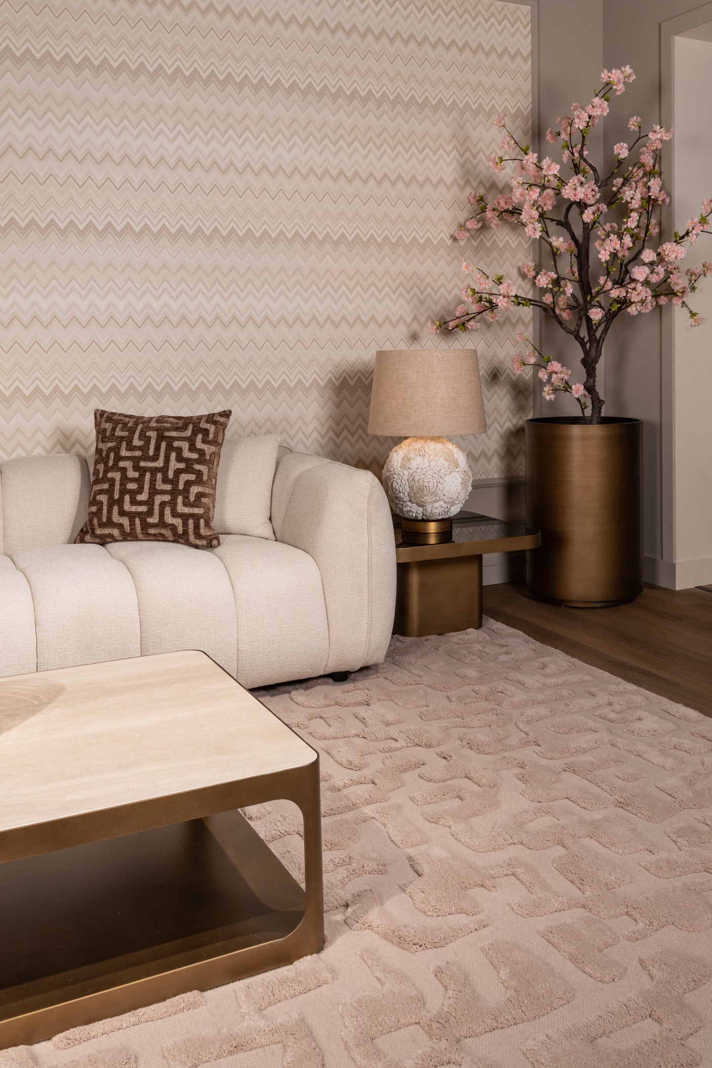 kaffebord Claridge beige Richmond Interiors Sofabord