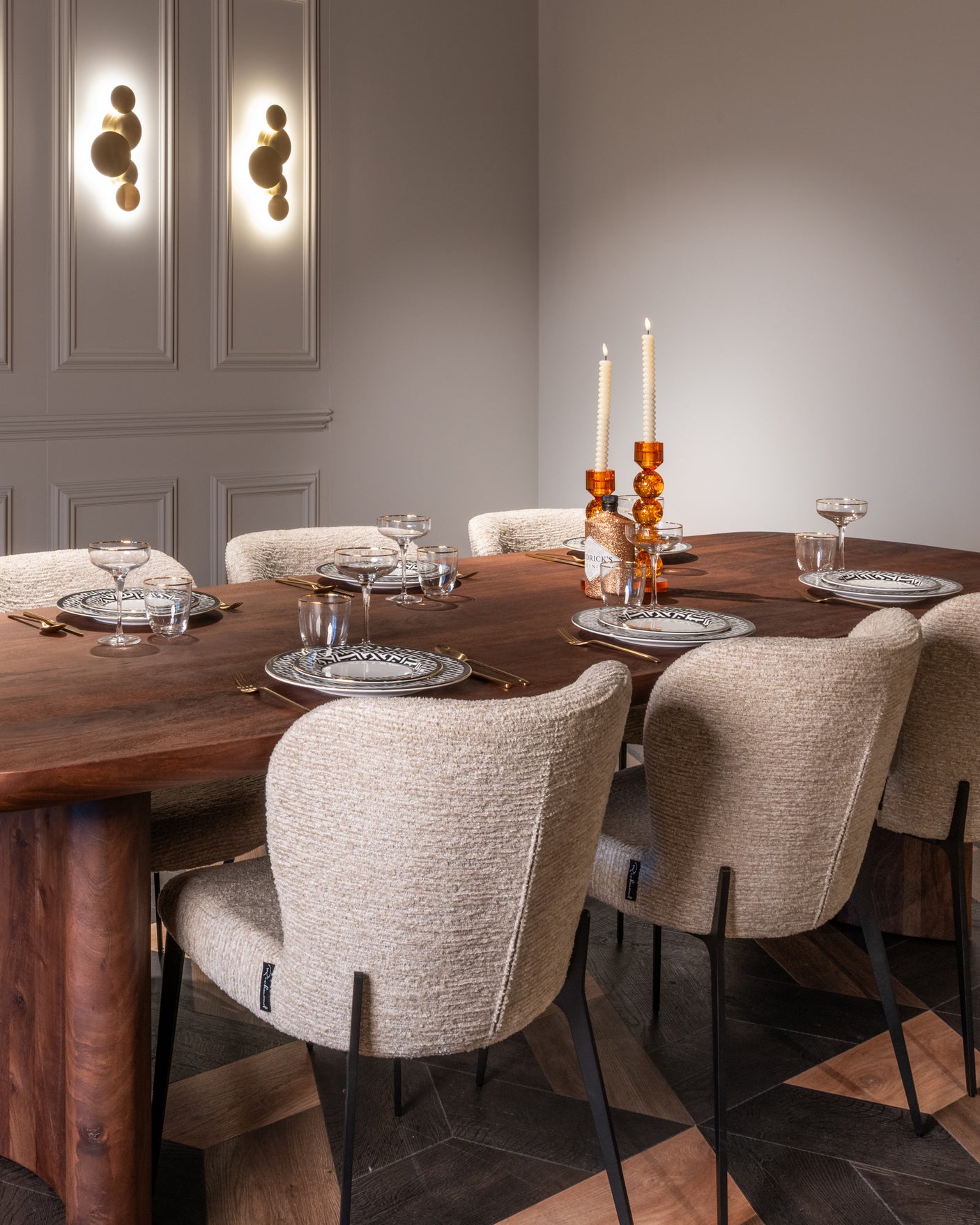 Spisestol Sergio naturlig linear Richmond Interiors Spisestol