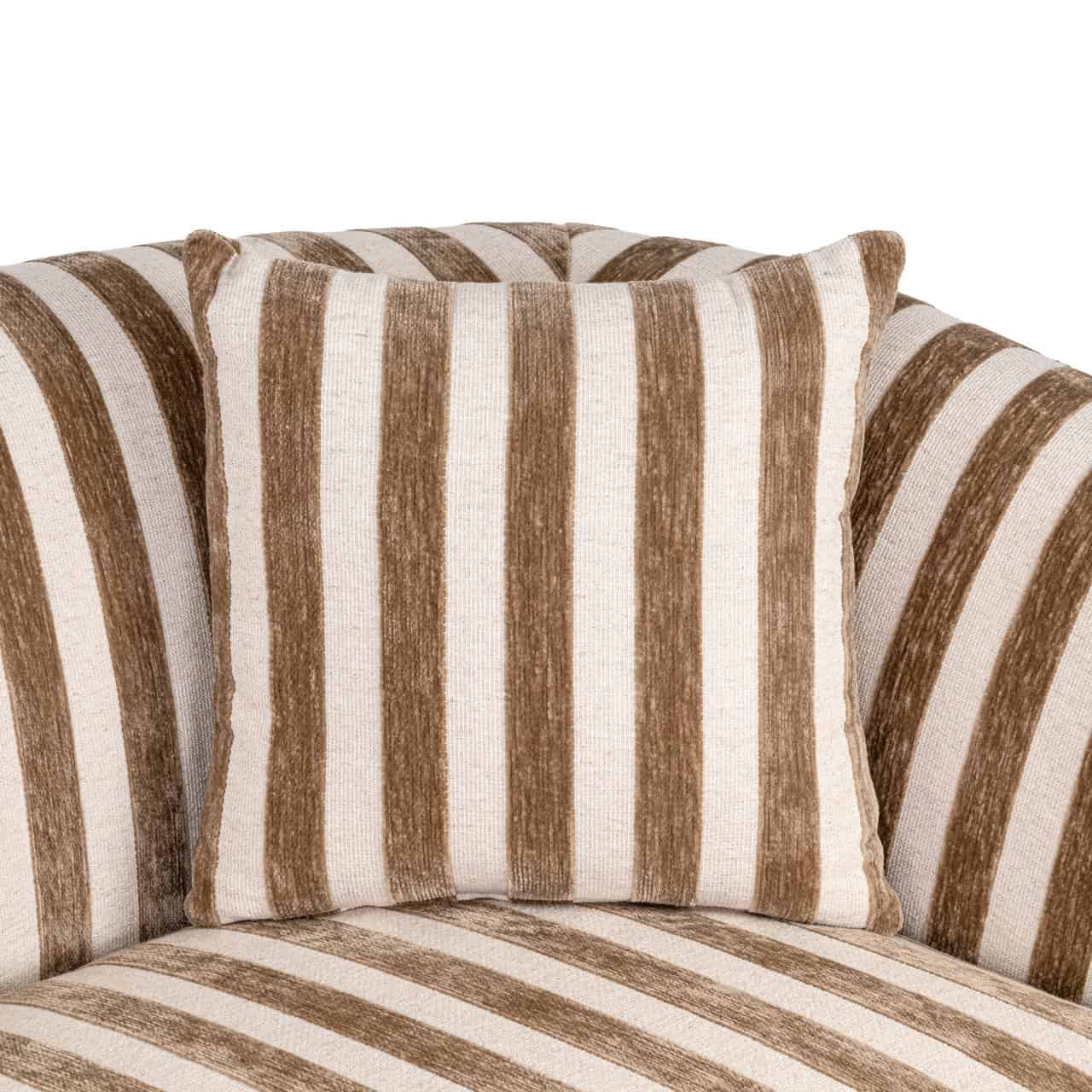 Sofa Luxandra stripes sand Richmond Interiors Sofa