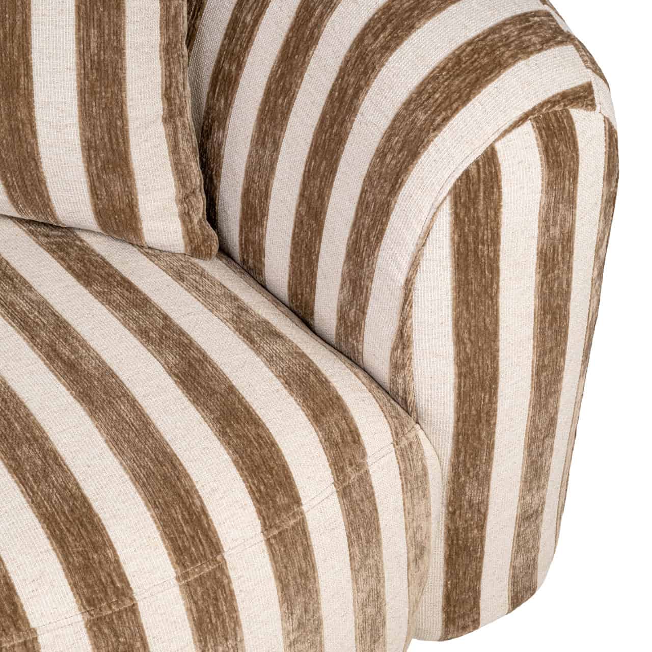 Sofa Luxandra stripes sand Richmond Interiors Sofa