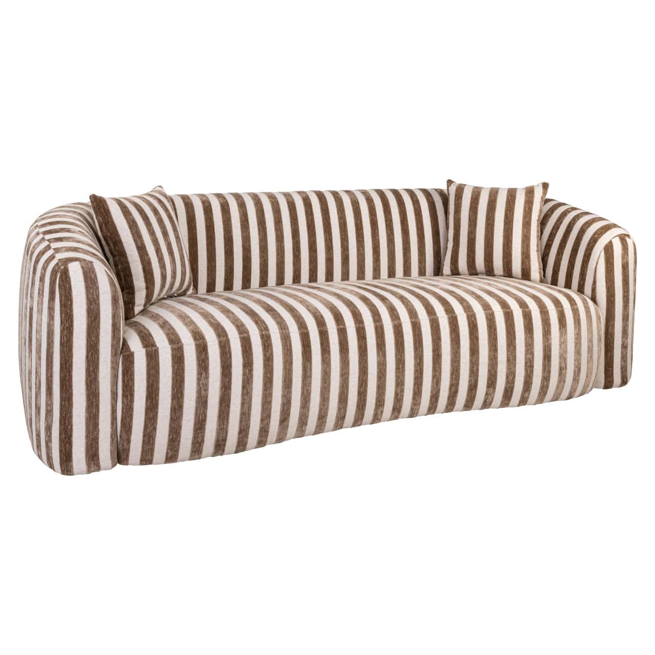 Sofa Luxandra stripes sand Richmond Interiors Sofa