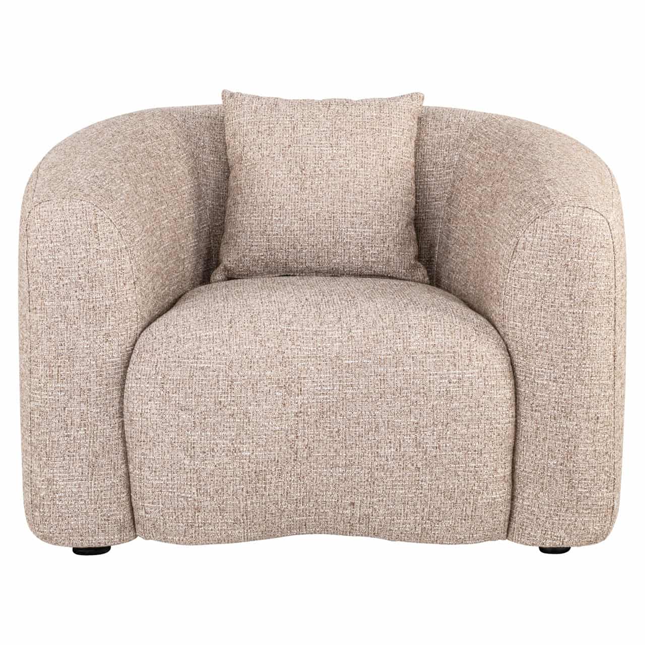 Lounge chair Luxandra sand tweed Richmond Interiors Lenestol