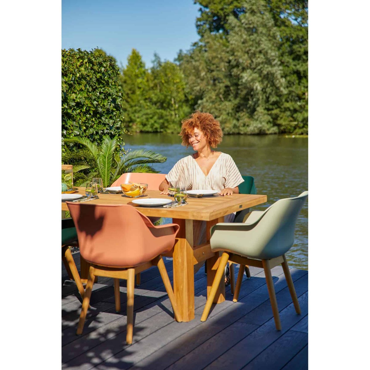 Sophie Teak Armchair Hartman Spisestol