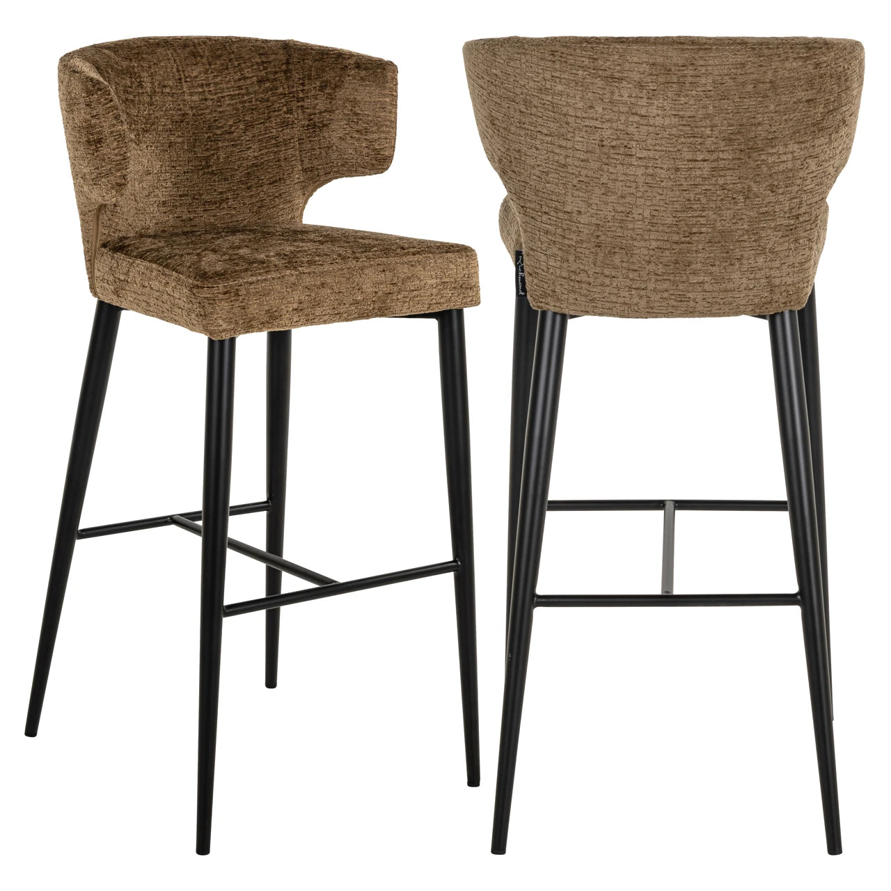 Barkrakk Taylor brandy fusjon flammehemmende Richmond Interiors Barstol