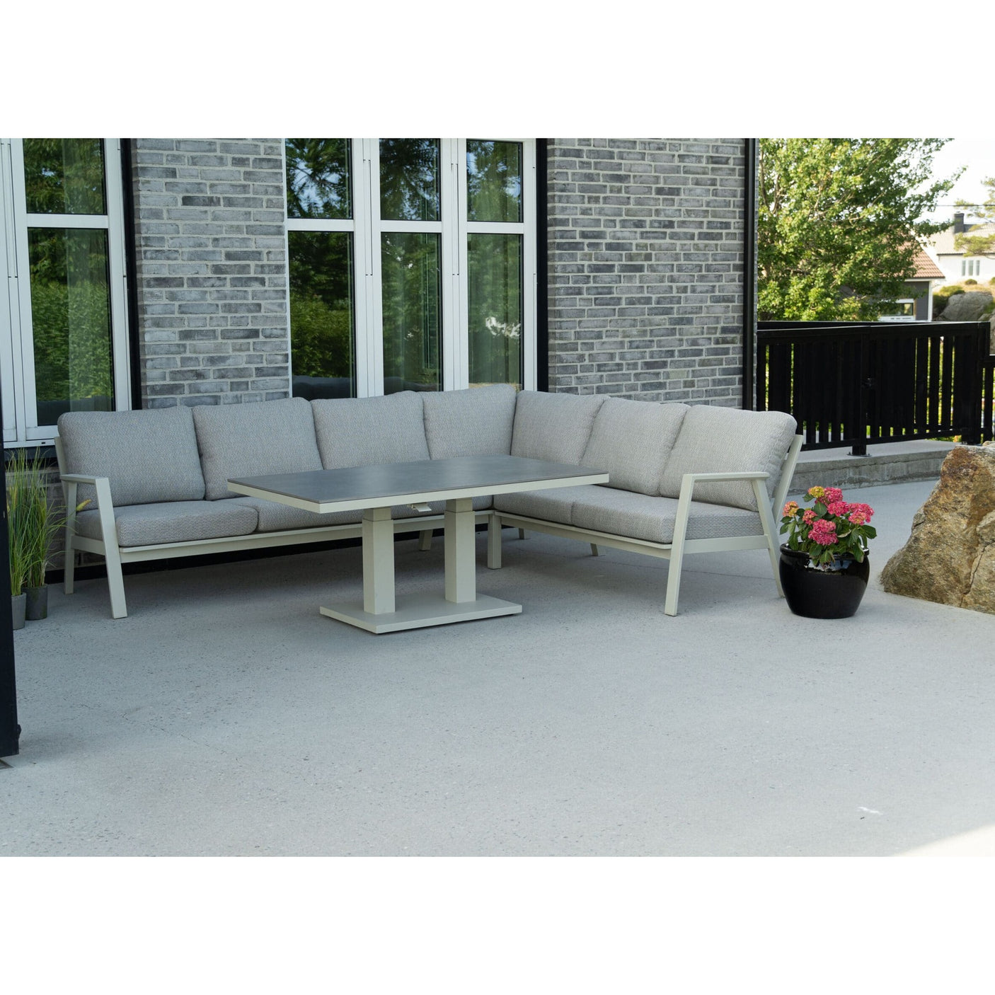 Orlando hjørnesofa - sort - QDF Hartman sofa