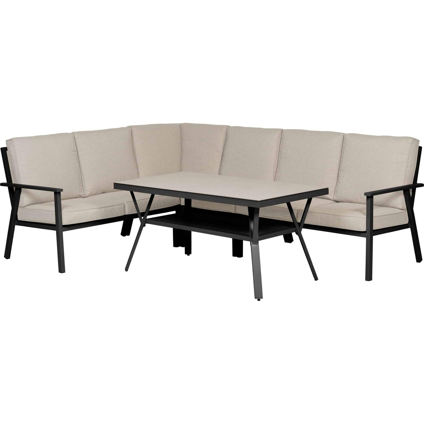 Almeria hjørnesofa m/bord Hartman Loungegruppe