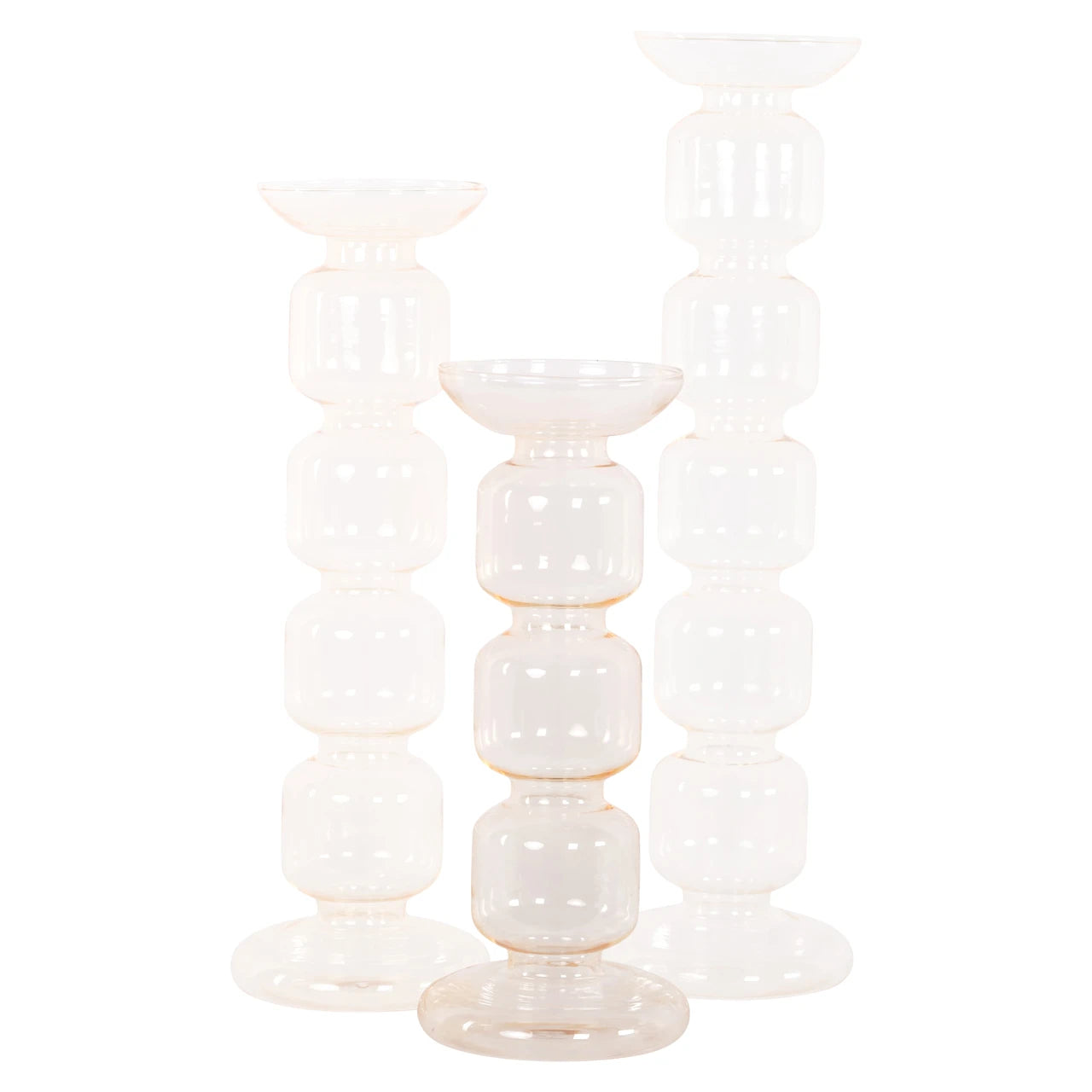 Lysestake Rabia ravgul liten Richmond Interiors Lysestake