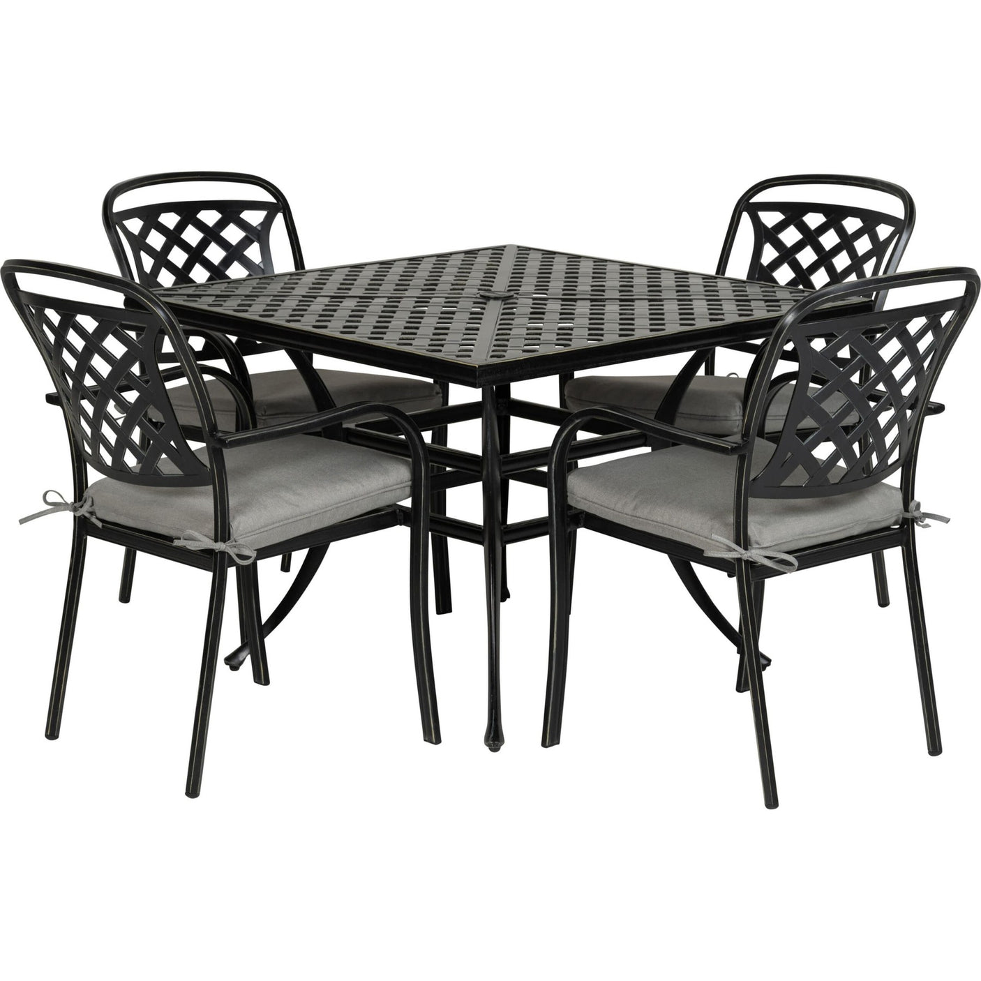 Preston spisebord 102x102 - Riven Grey Hartman Spisebord