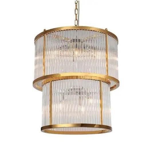 Taklampe Corona Brass D55 dobbel Homefactory Taklampe