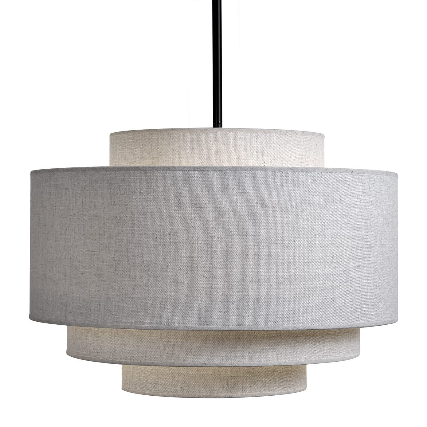 Taklampe Canton Ø60cm x H43,5cm skjerm lin Sand Homefactory