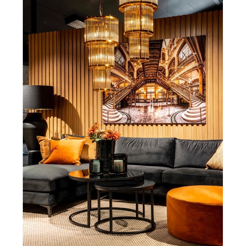 Taklampe Corona Brass D55 trippel Homefactory Taklampe