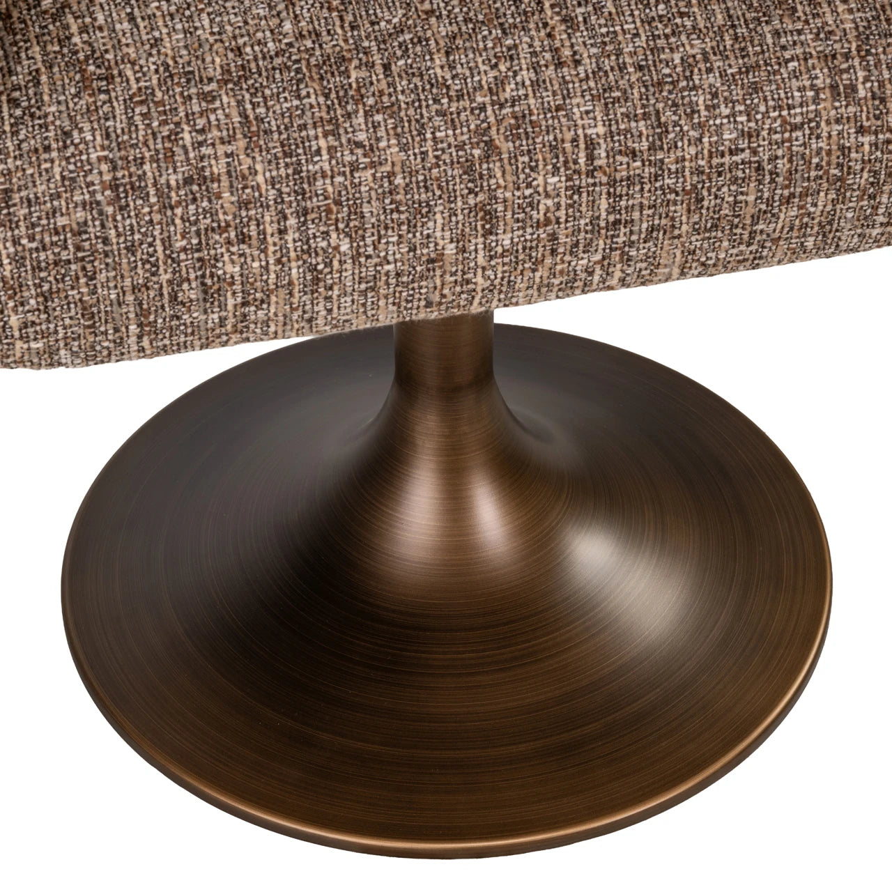 Spisestol Aldo brun tweed med sving Richmond Interiors Spisestol