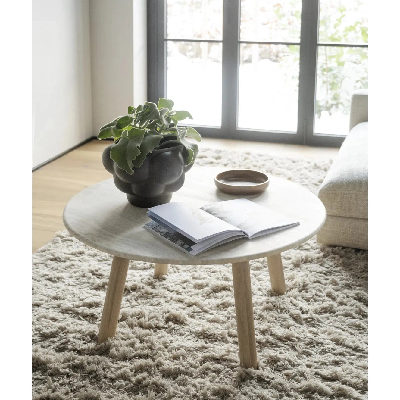 Taransay sofabord Ø90 Rowico Sofabord