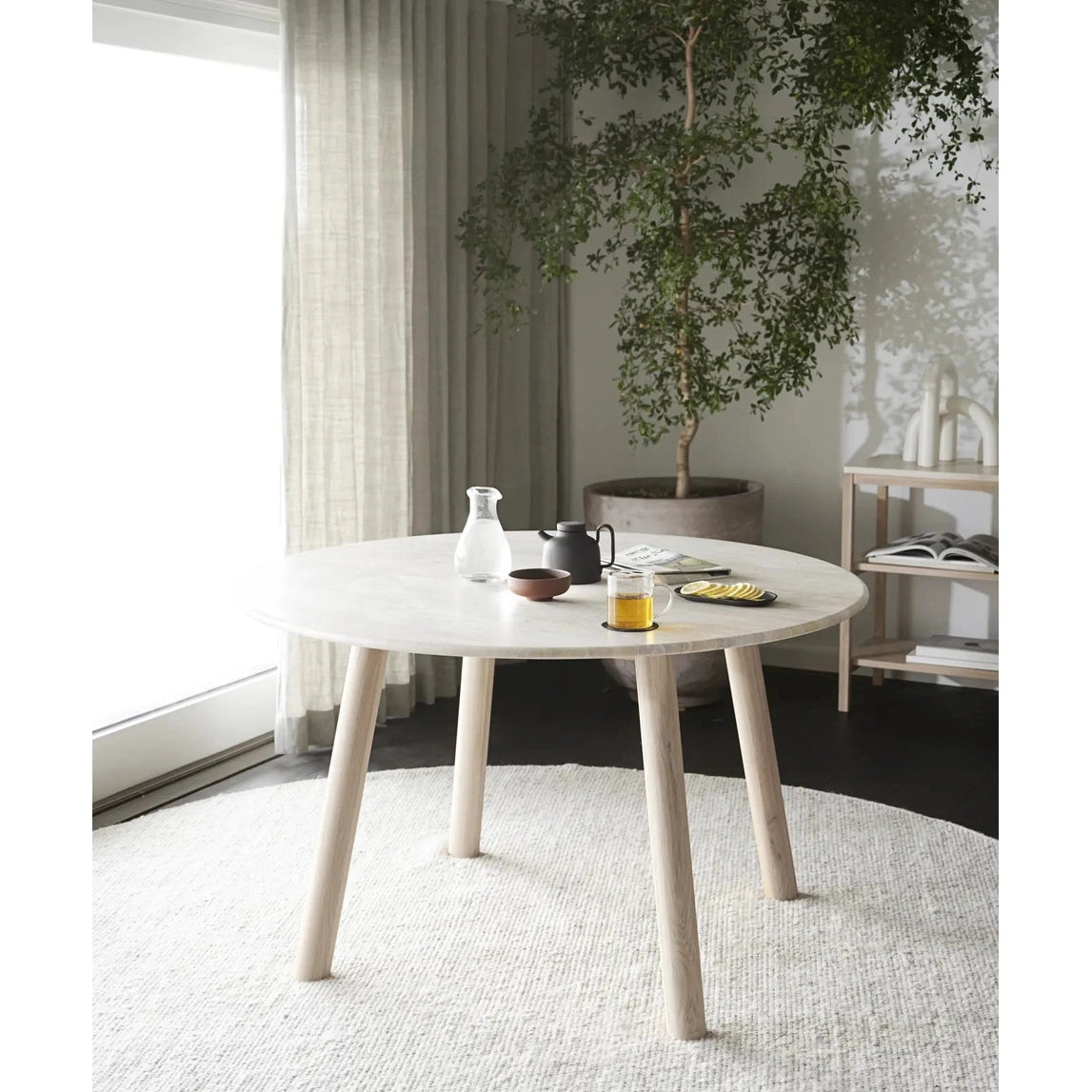 Taransay spisebord Ø125 Rowico Spisebord