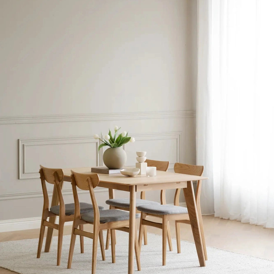 Cirrus butterfly ext spisebord 150+45 Rowico Spisebord