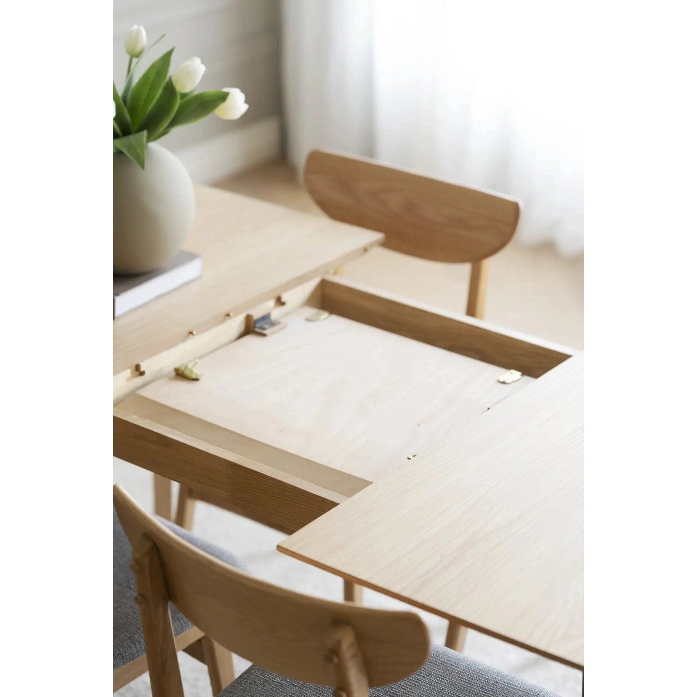 Cirrus butterfly ext spisebord 190+45 Rowico Spisebord