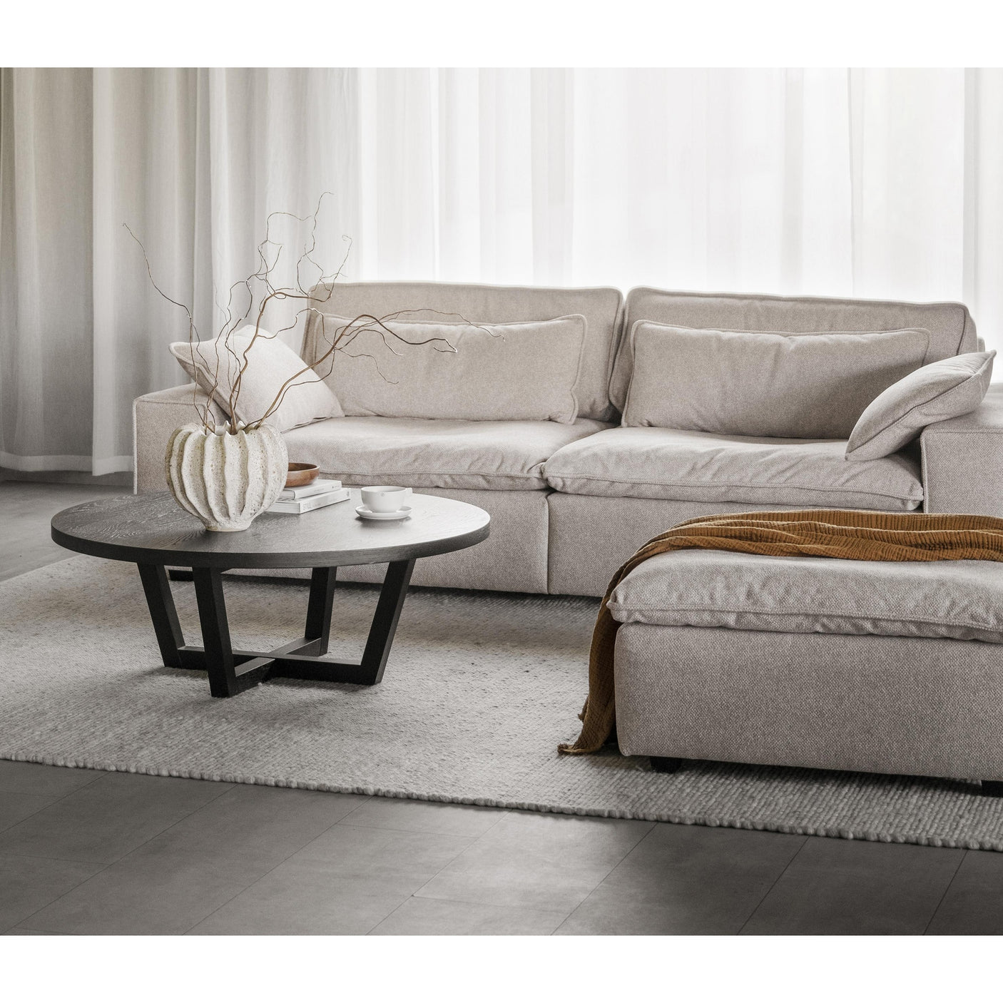Rawlins 3-seter sofa Maxi Rowico Sofa
