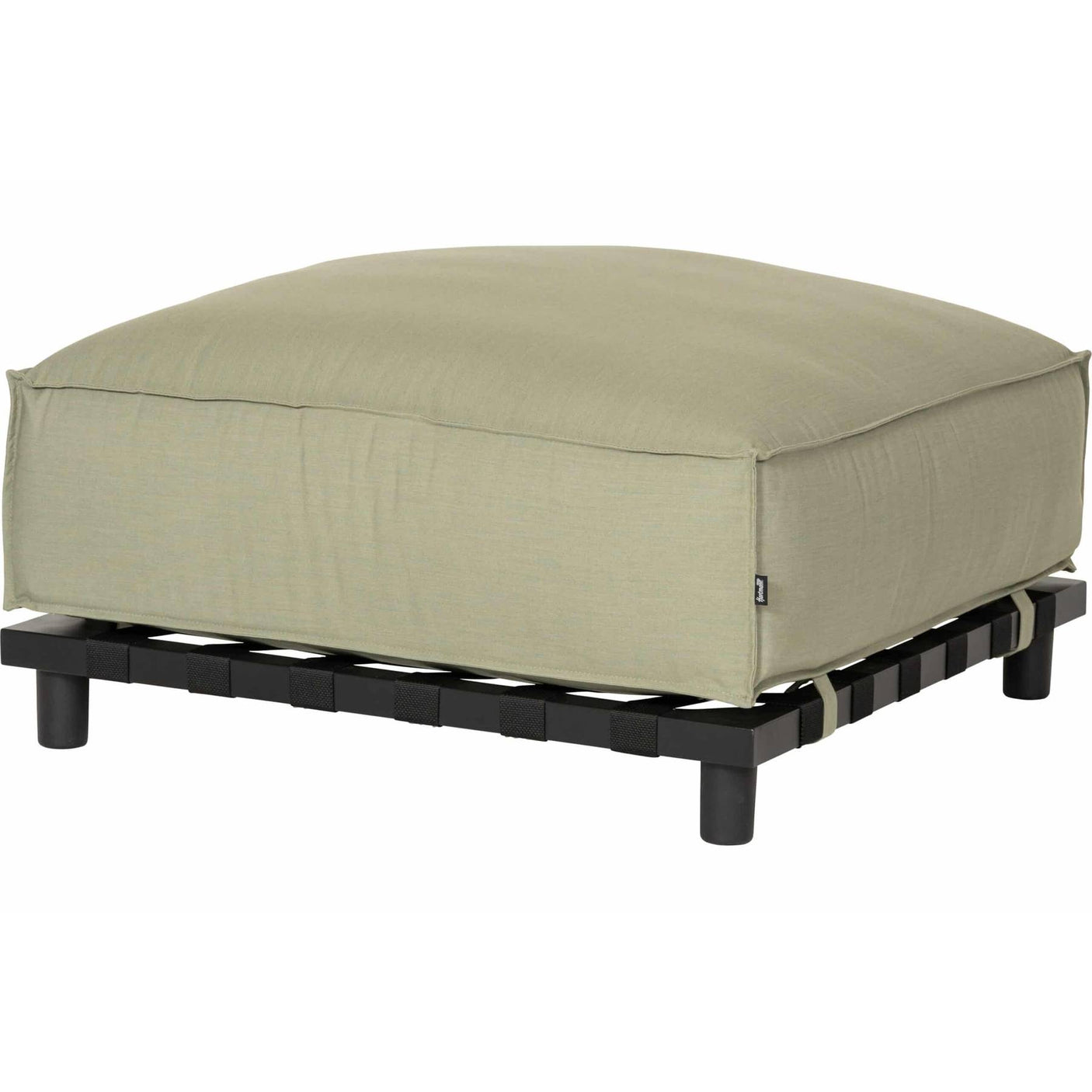 Emma Lounge puff - Sunbrella Almond Hartman Pall