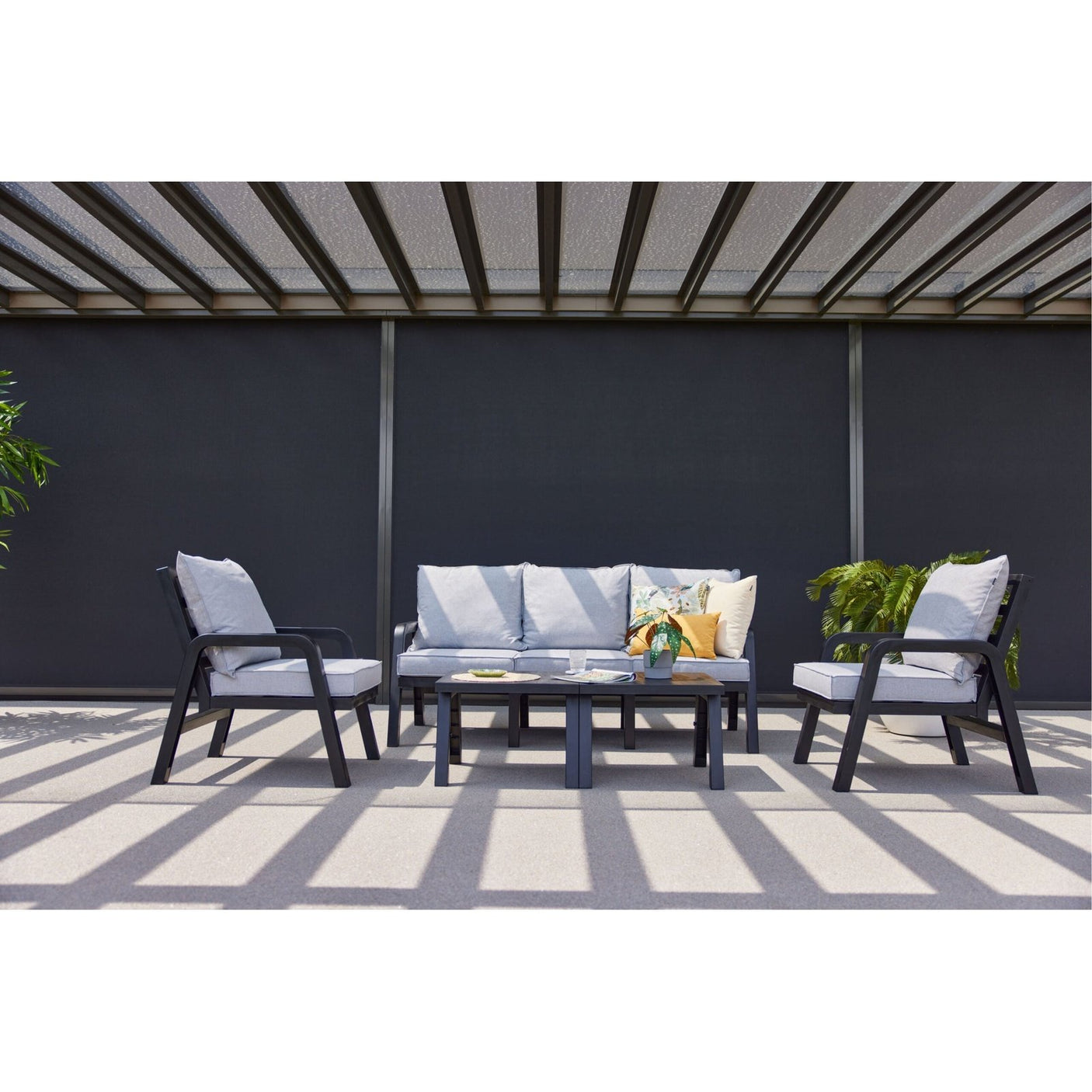 IBIZA 3-Seater Lounge Set with 2 tables Hartman Loungegruppe