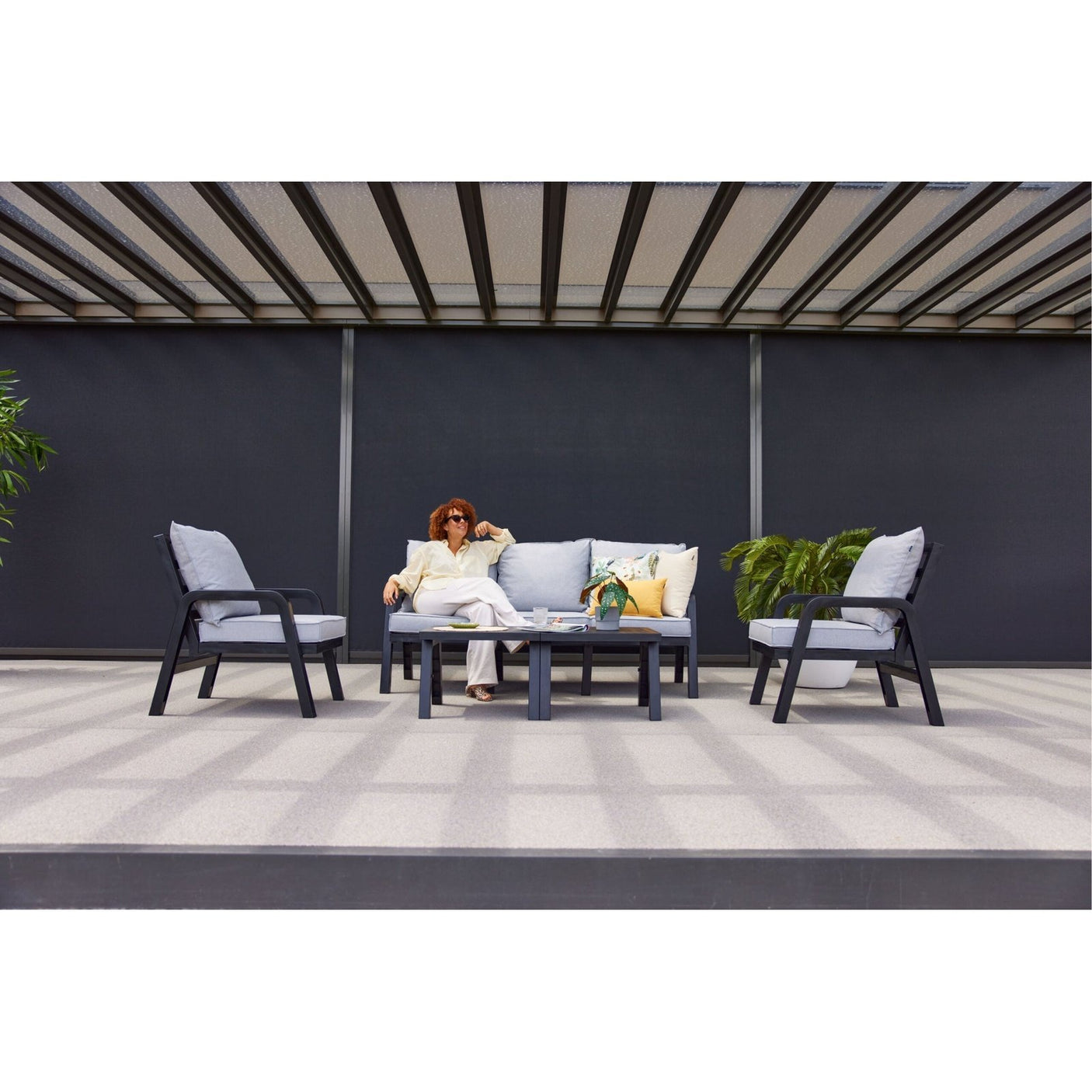 IBIZA 3-Seater Lounge Set with 2 tables Hartman Loungegruppe