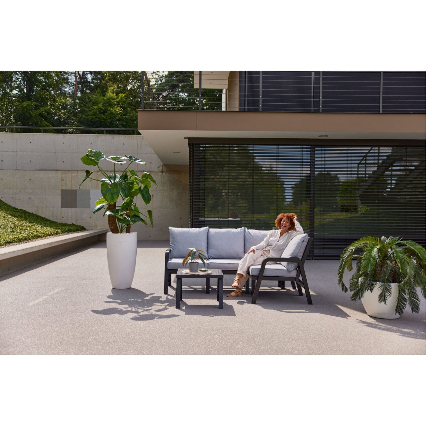 IBIZA Corner Set S with 1 table Hartman Loungegruppe