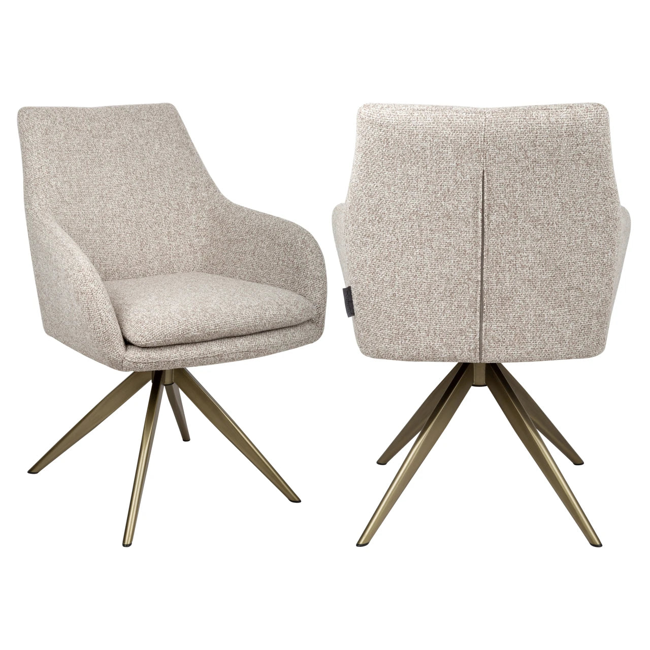 Spisestol Lisonne cayenne brun svingbar brannhemmende Richmond Interiors Spisestol