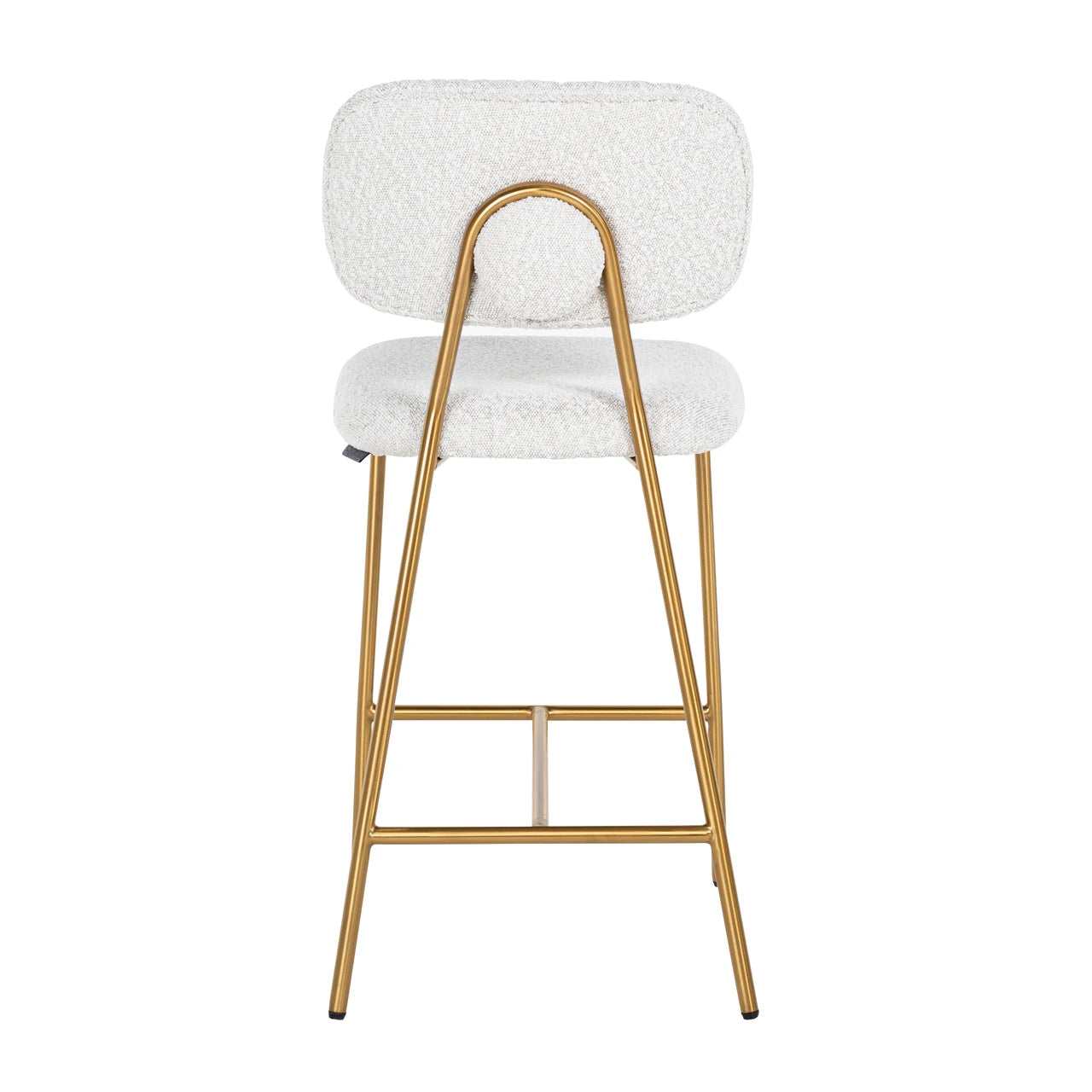 Counter stool Xenia white bouclé sett med 2 Richmond Interiors Barstol