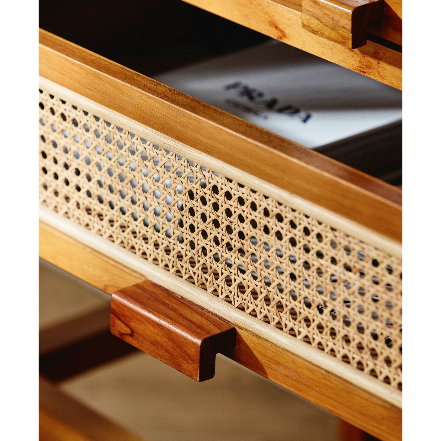 MERGE teak tre skap med 2 låser - 160x100 - natur Nordal CABINETS