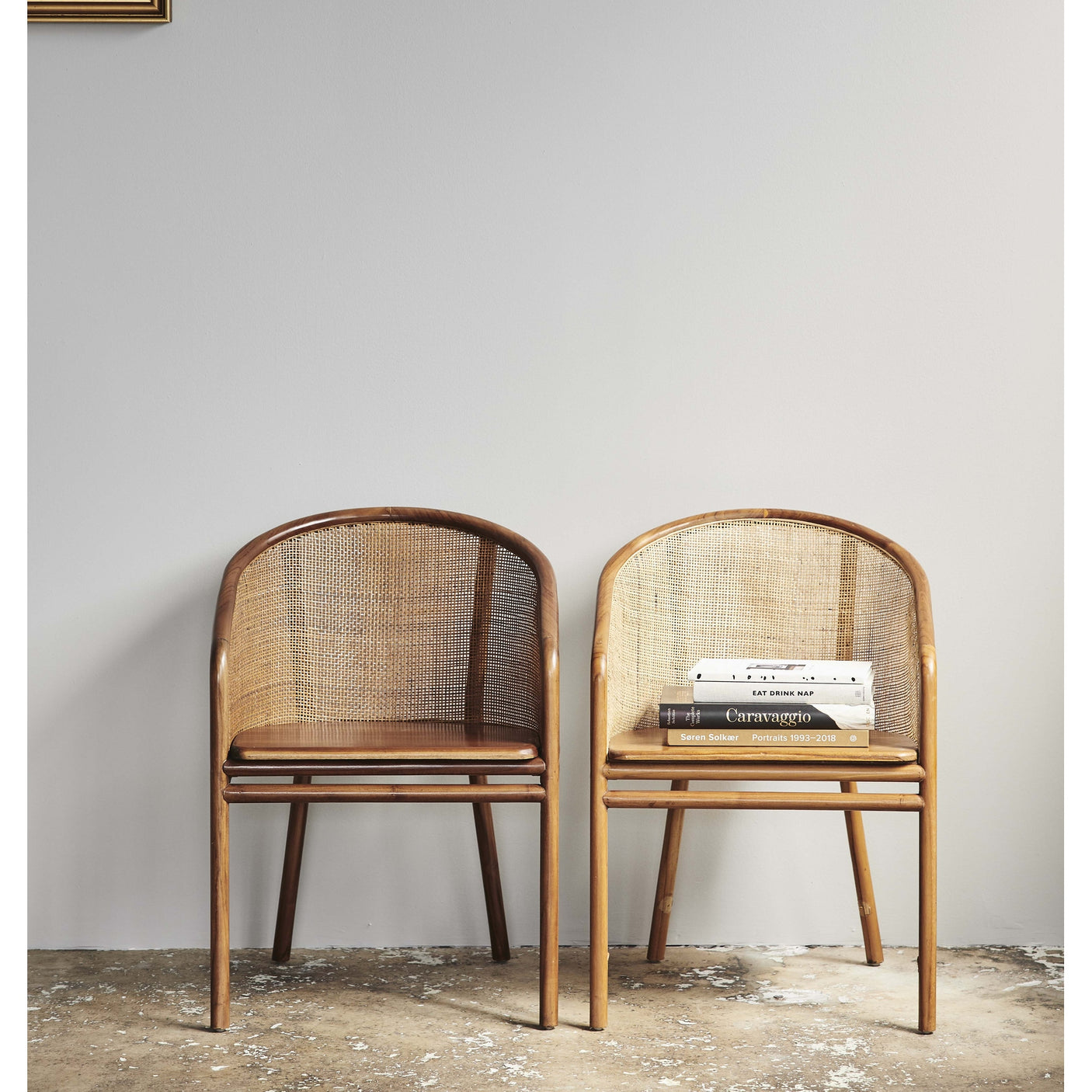 MOSSO spisebordstol - lysbrun Nordal CHAIRS+ARM