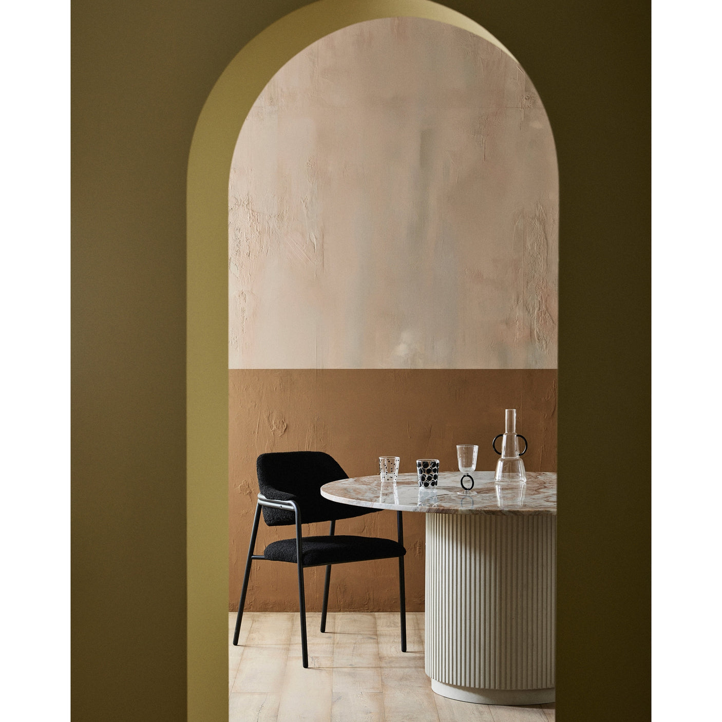 ALBERT stol - svart Nordal CHAIRS+ARM