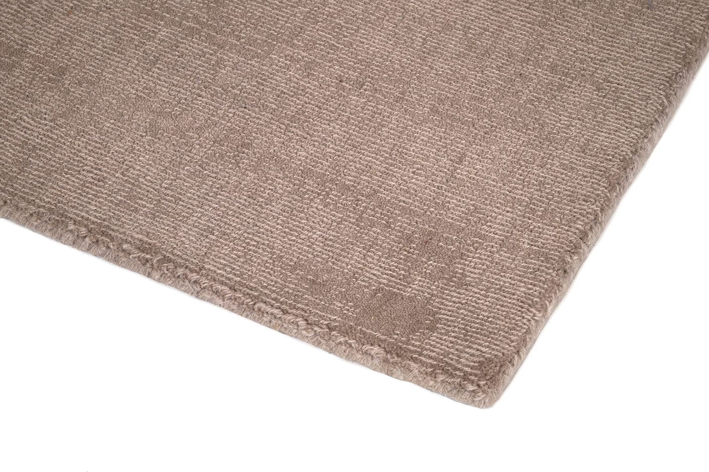 Håndvevd ullteppe Logan ø300 beige Homefactory